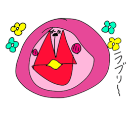 LOVELY GORILLA GIRL sticker #14362088