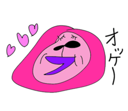 LOVELY GORILLA GIRL sticker #14362101