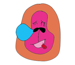 LOVELY GORILLA GIRL sticker #14362123