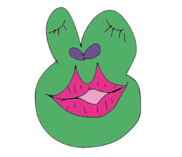 LOVELY GORILLA GIRL sticker #14362124