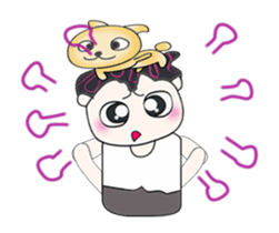 Mr. Saki and Dog....^^ sticker #14362260