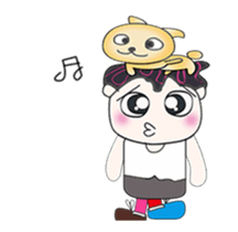 Mr. Saki and Dog....^^ sticker #14362269