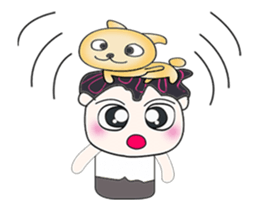 Mr. Saki and Dog....^^ sticker #14362274