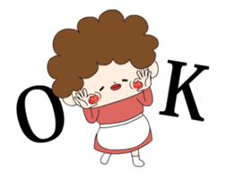 Busy housewife Obachan sticker #14362417