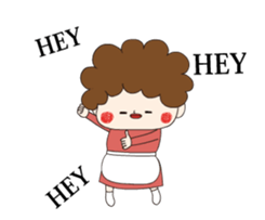 Busy housewife Obachan sticker #14362427