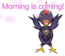 Prosperous business Lovely Rooster Engli sticker #14362615