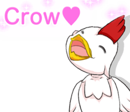 Prosperous business Lovely Rooster Engli sticker #14362618