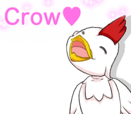 Prosperous business Lovely Rooster Engli sticker #14362618