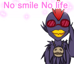 Prosperous business Lovely Rooster Engli sticker #14362619