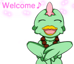 Prosperous business Lovely Rooster Engli sticker #14362620