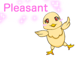 Prosperous business Lovely Rooster Engli sticker #14362621