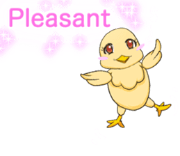 Prosperous business Lovely Rooster Engli sticker #14362621