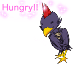 Prosperous business Lovely Rooster Engli sticker #14362623