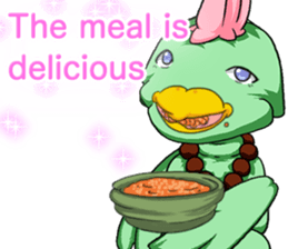 Prosperous business Lovely Rooster Engli sticker #14362624