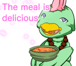 Prosperous business Lovely Rooster Engli sticker #14362624