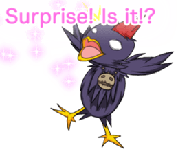 Prosperous business Lovely Rooster Engli sticker #14362627