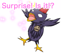 Prosperous business Lovely Rooster Engli sticker #14362627