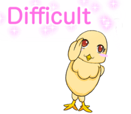 Prosperous business Lovely Rooster Engli sticker #14362629