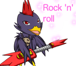 Prosperous business Lovely Rooster Engli sticker #14362631