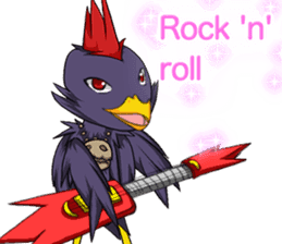 Prosperous business Lovely Rooster Engli sticker #14362631