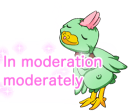 Prosperous business Lovely Rooster Engli sticker #14362632