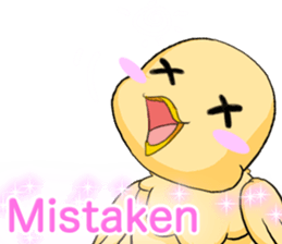 Prosperous business Lovely Rooster Engli sticker #14362637