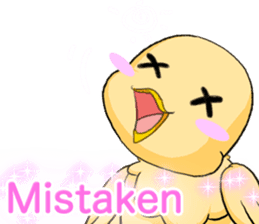 Prosperous business Lovely Rooster Engli sticker #14362637