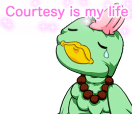 Prosperous business Lovely Rooster Engli sticker #14362640