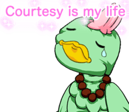 Prosperous business Lovely Rooster Engli sticker #14362640