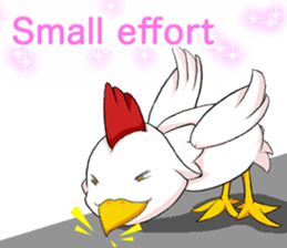 Prosperous business Lovely Rooster Engli sticker #14362642