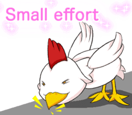 Prosperous business Lovely Rooster Engli sticker #14362642
