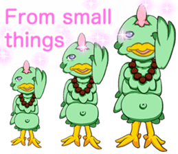 Prosperous business Lovely Rooster Engli sticker #14362644