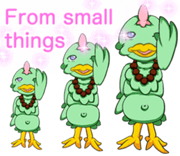 Prosperous business Lovely Rooster Engli sticker #14362644