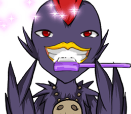 Prosperous business Lovely Rooster Engli sticker #14362647