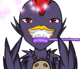 Prosperous business Lovely Rooster Engli sticker #14362647