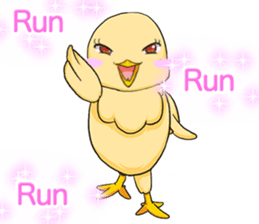 Prosperous business Lovely Rooster Engli sticker #14362649