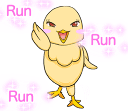 Prosperous business Lovely Rooster Engli sticker #14362649