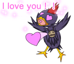 Prosperous business Lovely Rooster Engli sticker #14362651