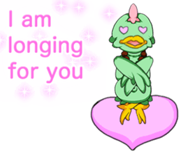 Prosperous business Lovely Rooster Engli sticker #14362652