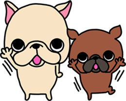 Frebull-chan & Ume-chan sticker sticker #14362854