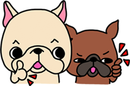 Frebull-chan & Ume-chan sticker sticker #14362855