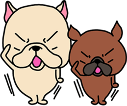 Frebull-chan & Ume-chan sticker sticker #14362856