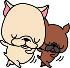 Frebull-chan & Ume-chan sticker sticker #14362858