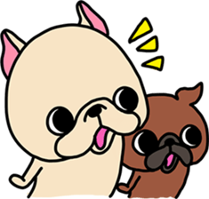 Frebull-chan & Ume-chan sticker sticker #14362861