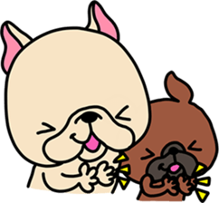 Frebull-chan & Ume-chan sticker sticker #14362863