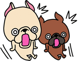 Frebull-chan & Ume-chan sticker sticker #14362865