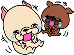 Frebull-chan & Ume-chan sticker sticker #14362867