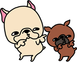 Frebull-chan & Ume-chan sticker sticker #14362869