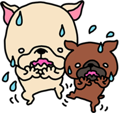 Frebull-chan & Ume-chan sticker sticker #14362872