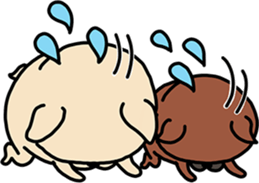 Frebull-chan & Ume-chan sticker sticker #14362874